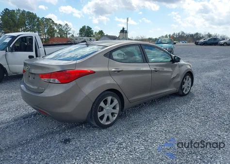 2013 Hyundai Elantra Limited from USA, damaged, VIN 5NPDH4AE8DH392665